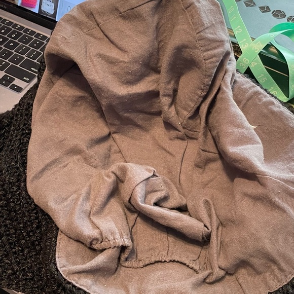 Black crochet sack bag - Picture 6 of 8